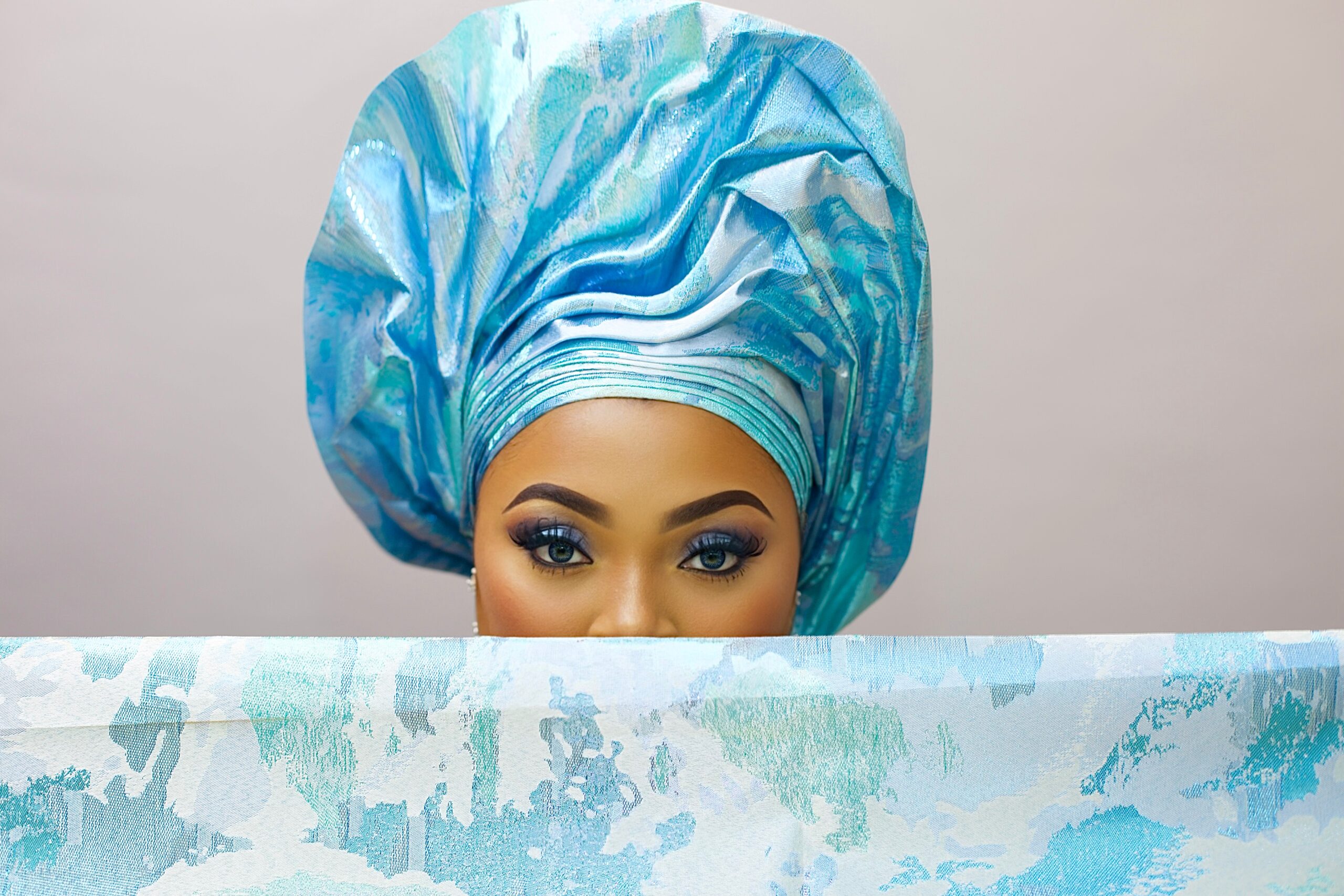 Birthday Celebrant Gele/ Makeup Services