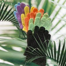 exfoliating Gloves sponge